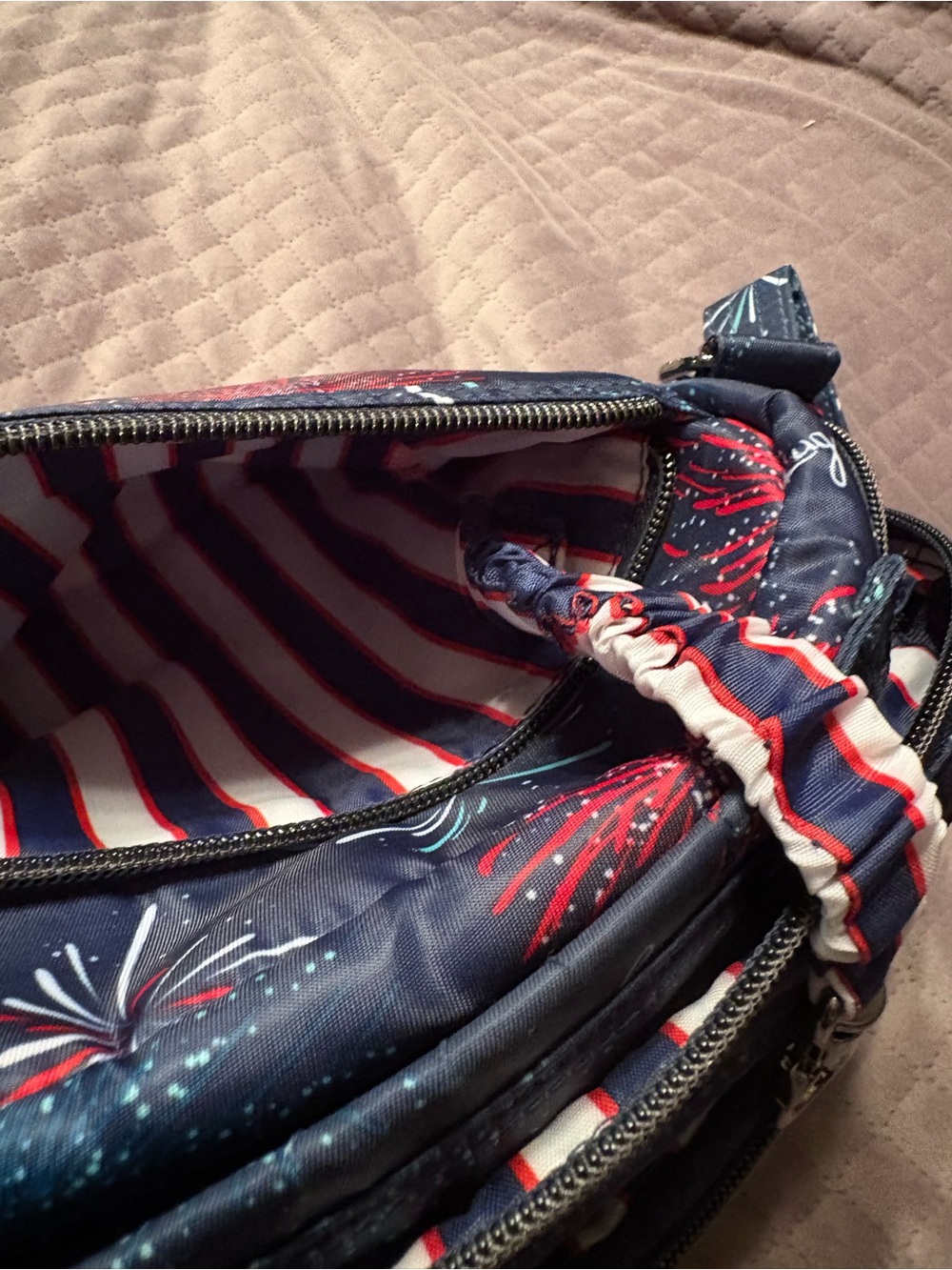 Lug Mini Ranger Firework Navy 4th of July purse patriotic bag red white blue - Picture 5 of 8
